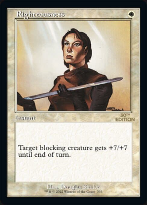 Righteousness from 30th Anniversary Edition (Rare)