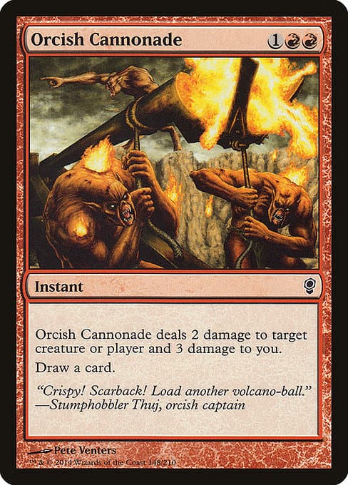 Orcish Cannonade from Conspiracy (Common)
