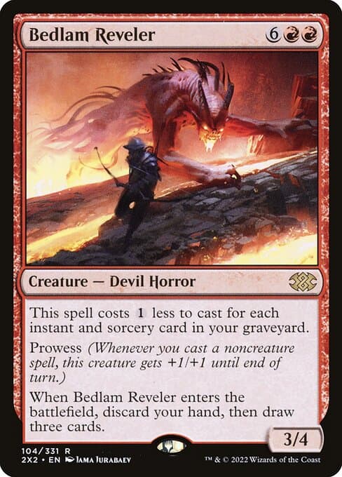 Bedlam Reveler from Double Masters 2022 (Rare)