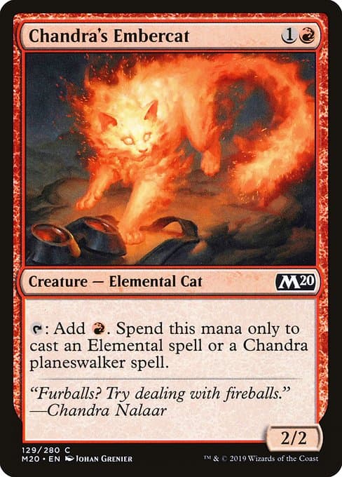 Chandra's Embercat from Core Set 2020 (Common)