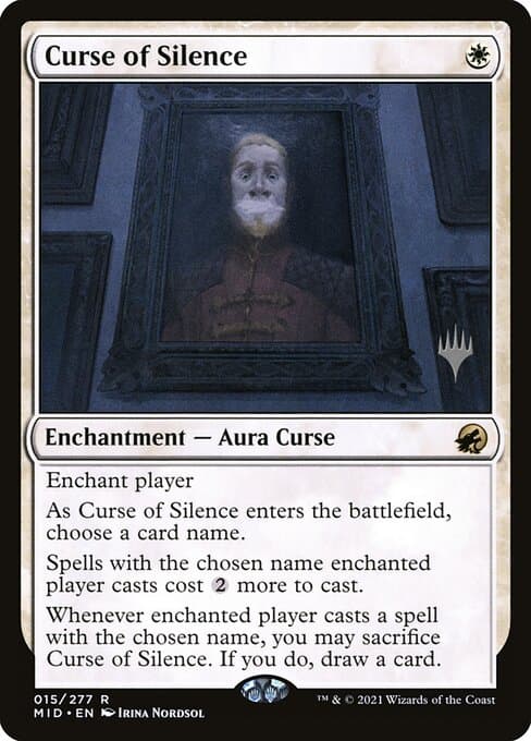 Curse of Silence from Innistrad: Midnight Hunt Promos (Rare)