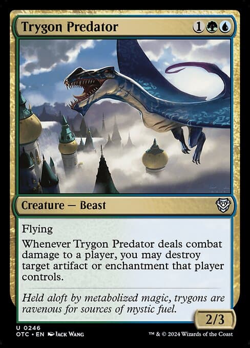 Trygon Predator from Outlaws of Thunder Junction Commander (Uncommon)