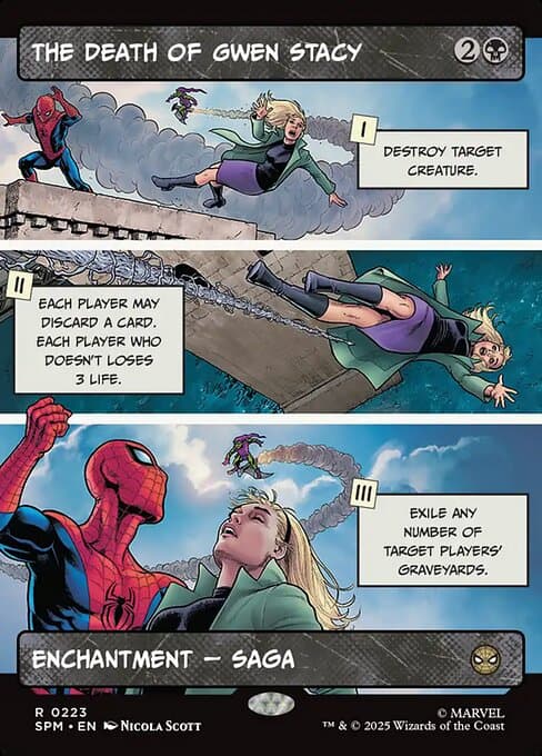 The Death of Gwen Stacy from Marvel's Spider-Man (Rare)
