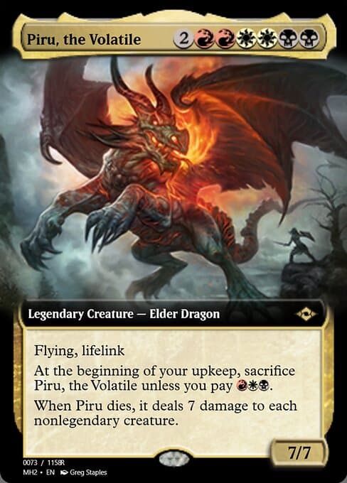 Piru, the Volatile from Magic Online Promos (Rare)
