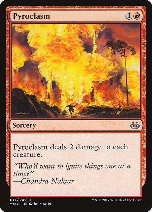 Pyroclasm from Modern Masters 2017 (Uncommon)