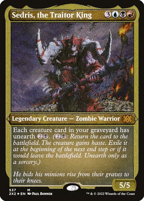 Sedris, the Traitor King from Double Masters 2022 (Mythic)