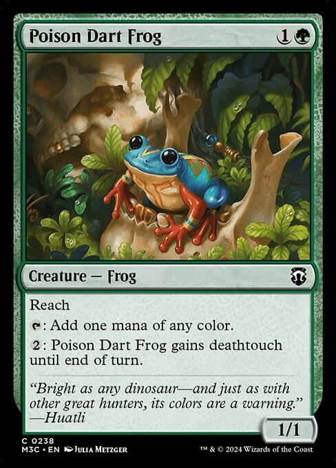 Poison Dart Frog from Modern Horizons 3 Commander (Common)