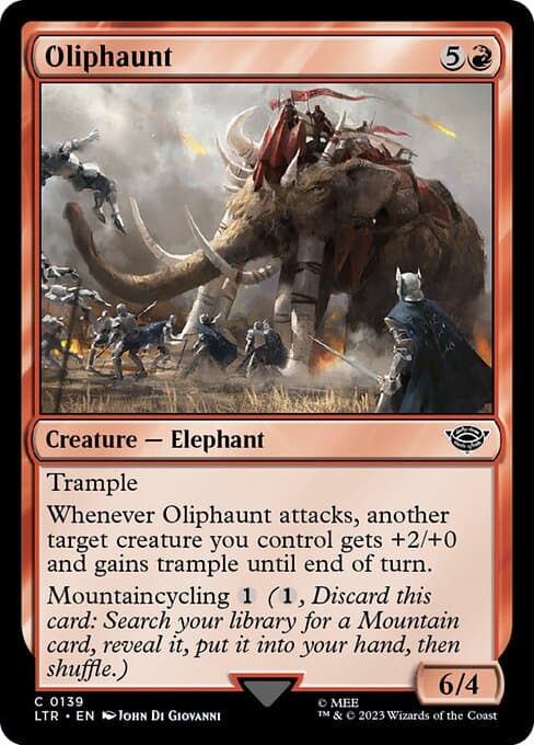 Oliphaunt from The Lord of the Rings: Tales of Middle-earth (Common)