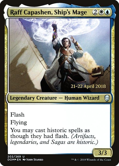 Raff Capashen, Ship's Mage from Dominaria Promos (Uncommon)