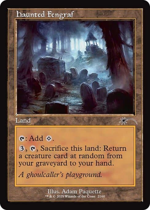 Haunted Fengraf from Secret Lair Drop (Common)