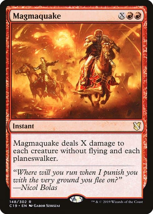 Magmaquake from Commander 2019 (Rare)