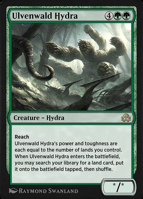 Ulvenwald Hydra #222 – Shadows over Innistrad Remastered Ulvenwald Hydra from Shadows over Innistrad Remastered (Rare)