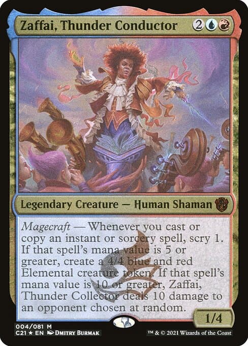 Zaffai, Thunder Conductor (Mythic)