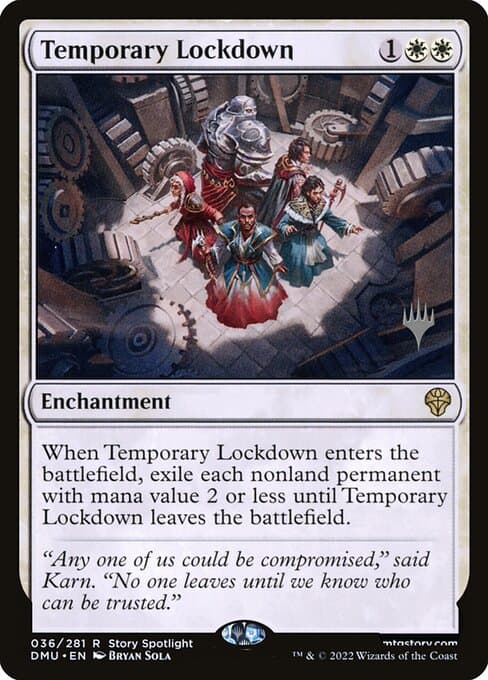 Temporary Lockdown from Dominaria United Promos (Rare)