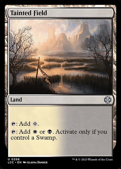 Tainted Field from The Lost Caverns of Ixalan Commander (Uncommon)