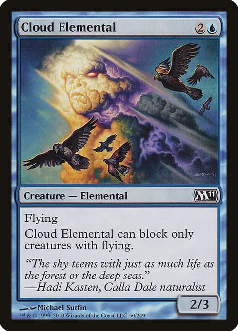 Cloud Elemental from Magic 2011 (Common)