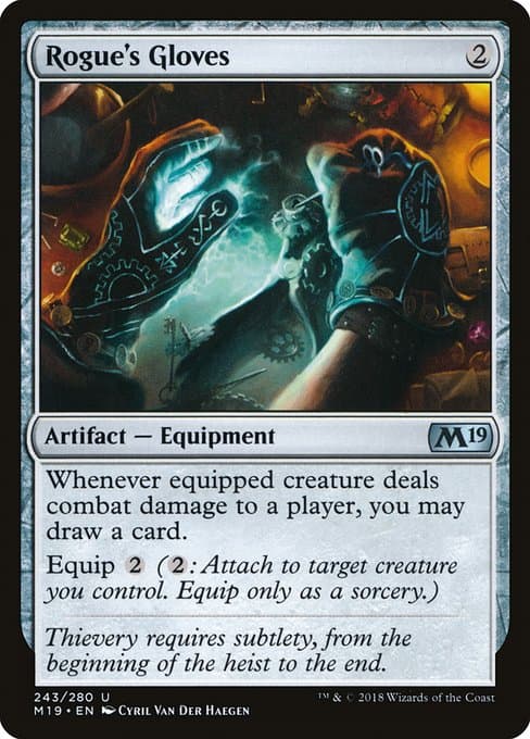 Rogue's Gloves from Core Set 2019 (Uncommon)