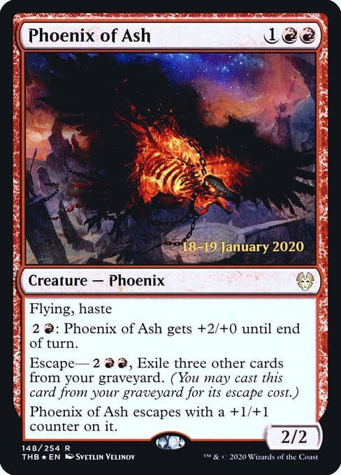 Phoenix of Ash from Theros Beyond Death Promos (Rare)