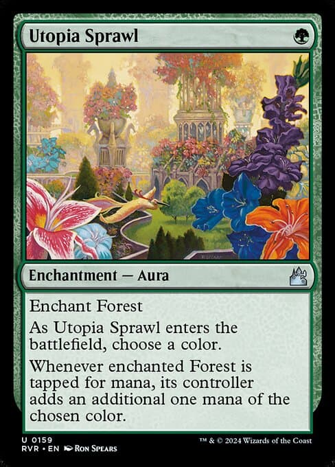 Utopia Sprawl from Ravnica Remastered (Uncommon)