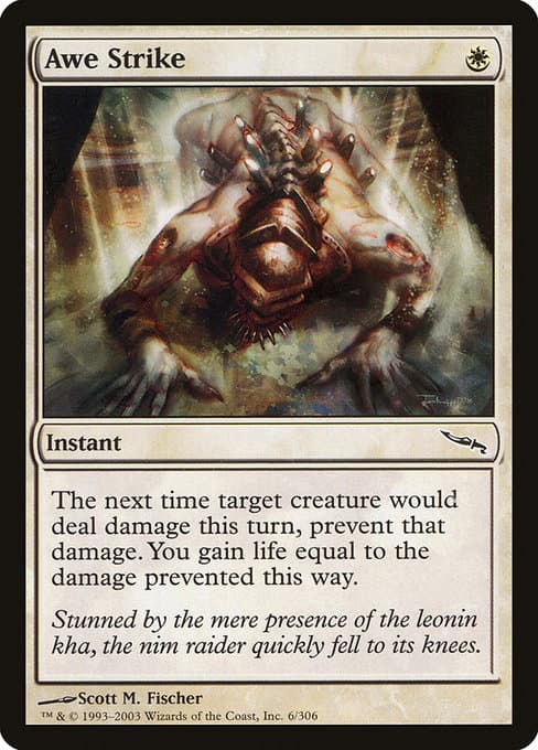 Awe Strike from Mirrodin (Common)