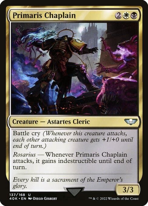 Primaris Chaplain from Warhammer 40,000 Commander (Uncommon)