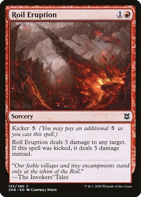 Roil Eruption from Zendikar Rising (Common)