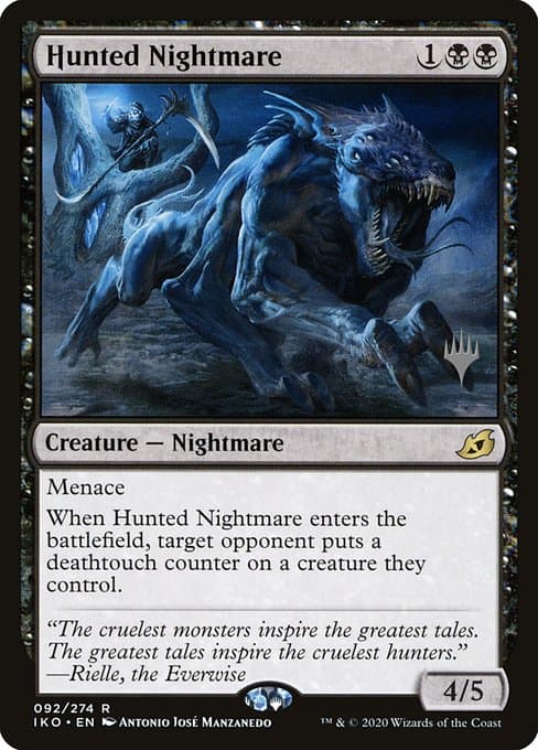 Hunted Nightmare from Ikoria: Lair of Behemoths Promos (Rare)