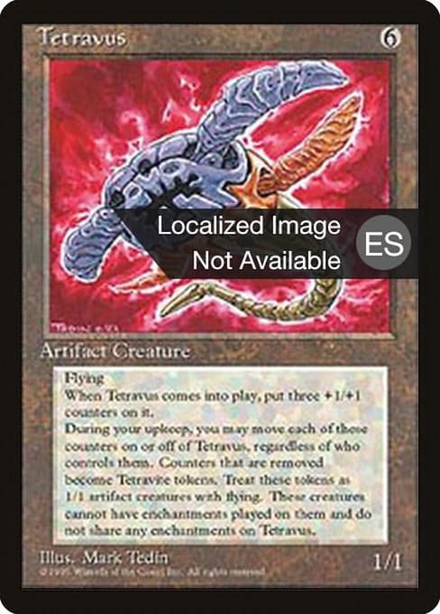Tetravus from Fourth Edition Foreign Black Border (Rare)