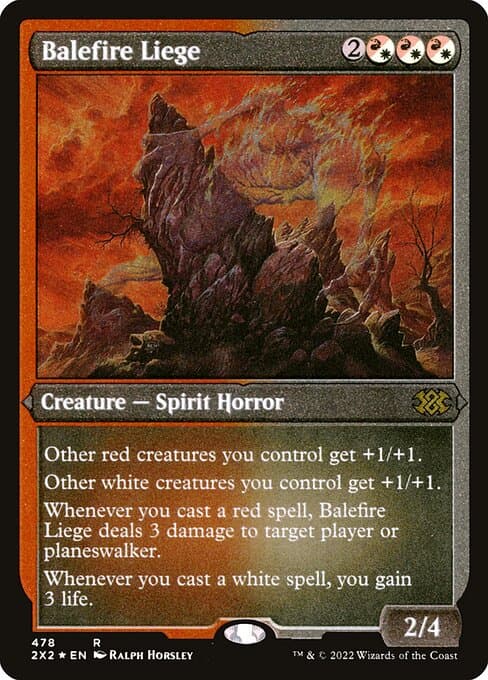 Balefire Liege from Double Masters 2022 (Rare)