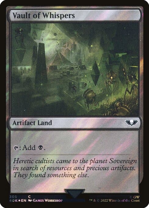 Vault of Whispers from Warhammer 40,000 Commander (Common)