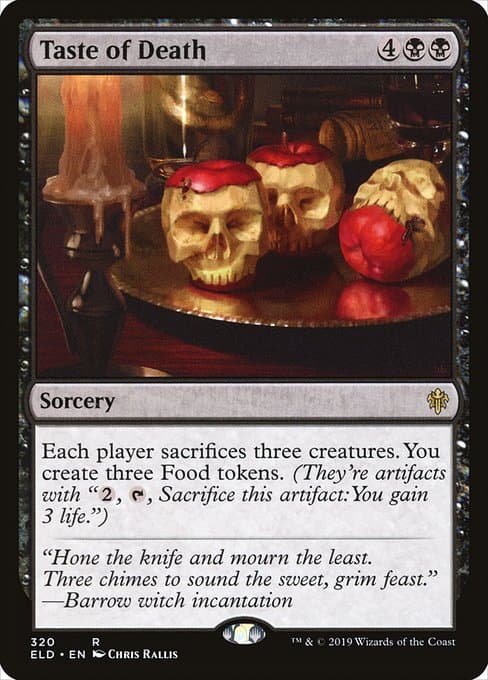 Taste of Death from Throne of Eldraine (Rare)