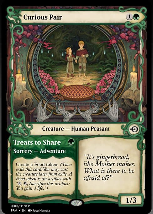 Curious Pair // Treats to Share from Magic Online Promos (Common)