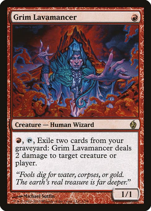 Grim Lavamancer (Rare)