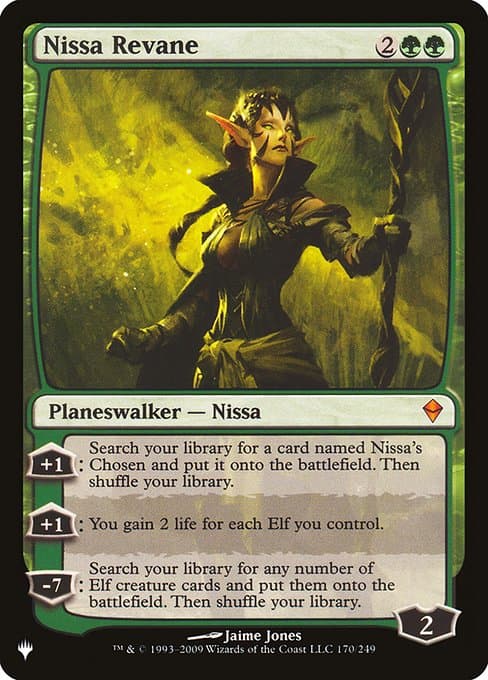 Nissa Revane from The List (Mythic)