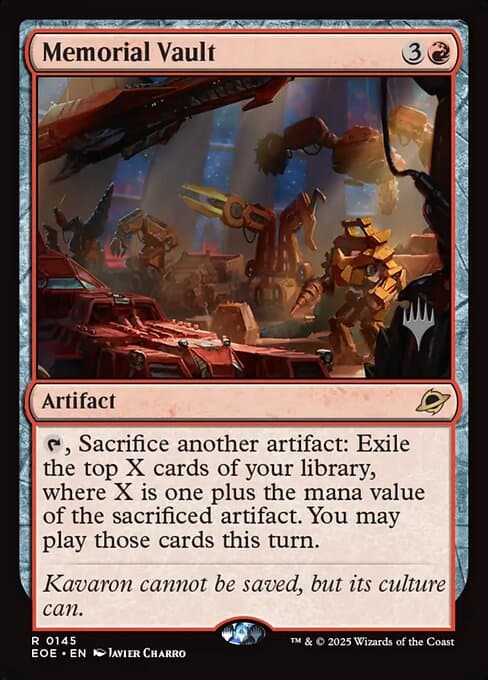 Memorial Vault from Edge of Eternities Promos (Rare)