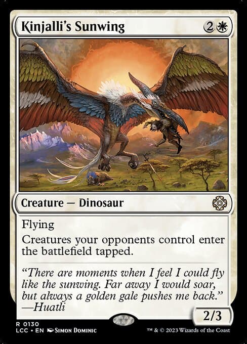 Kinjalli's Sunwing from The Lost Caverns of Ixalan Commander (Rare)