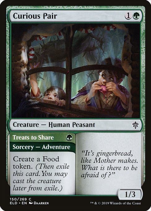 Curious Pair // Treats to Share from Throne of Eldraine (Common)
