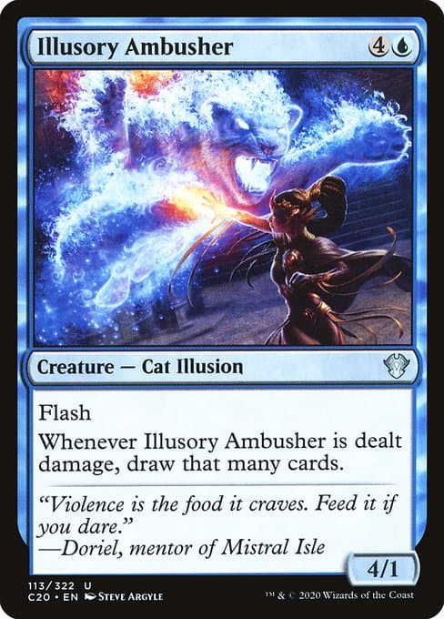 Illusory Ambusher from Commander 2020 (Uncommon)