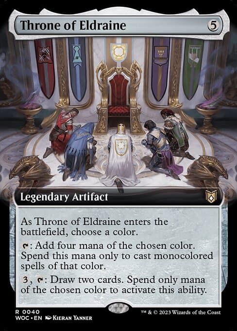 Throne of Eldraine from Wilds of Eldraine Commander (Rare)