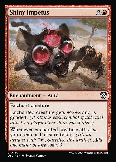 Shiny Impetus from Outlaws of Thunder Junction Commander (Uncommon)