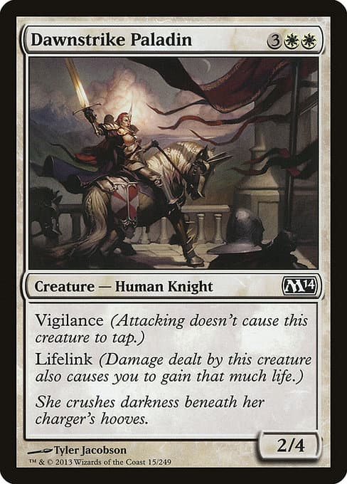 Dawnstrike Paladin from Magic 2014 (Common)