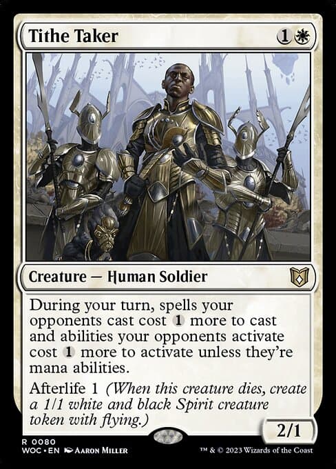 Tithe Taker from Wilds of Eldraine Commander (Rare)
