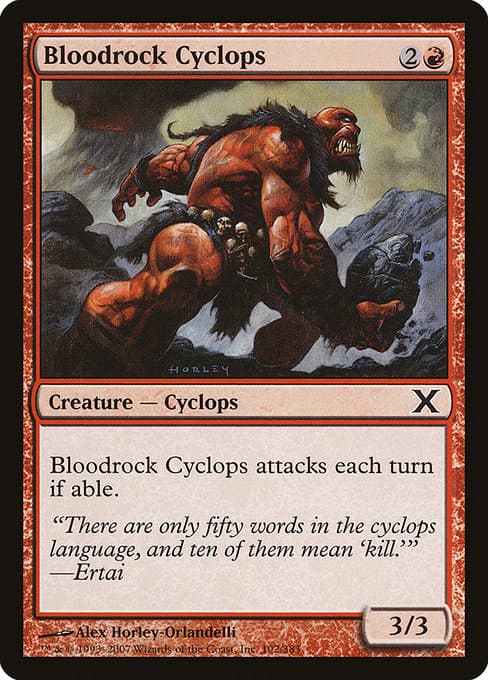 Bloodrock Cyclops from Tenth Edition (Common)