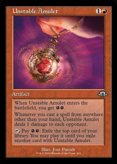 Unstable Amulet from Modern Horizons 3 (Uncommon)