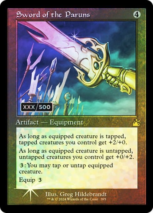 Sword of the Paruns from Ravnica Remastered (Rare)