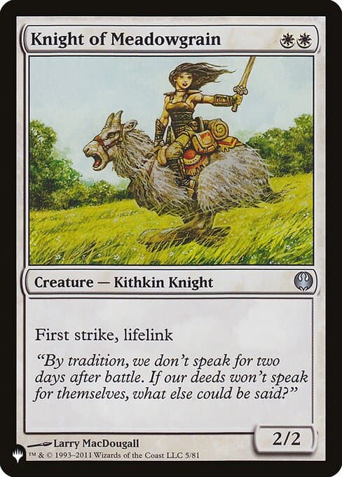 Knight of Meadowgrain from The List (Uncommon)