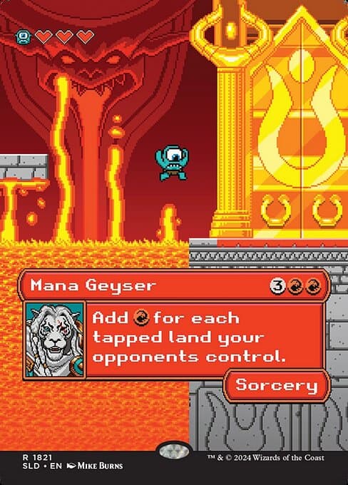 Mana Geyser from Secret Lair Drop (Rare)