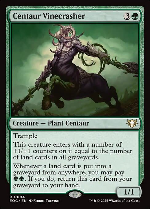 Centaur Vinecrasher from Edge of Eternities Commander (Rare)