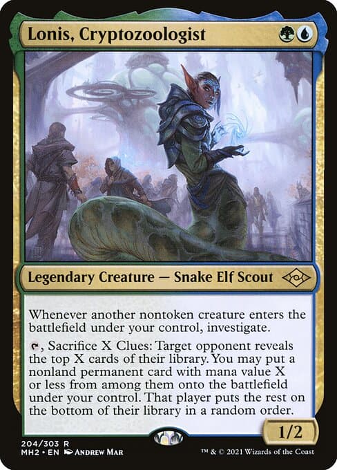 Lonis, Cryptozoologist from Modern Horizons 2 (Rare)