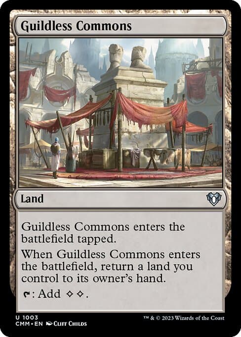 Guildless Commons from Commander Masters (Uncommon)